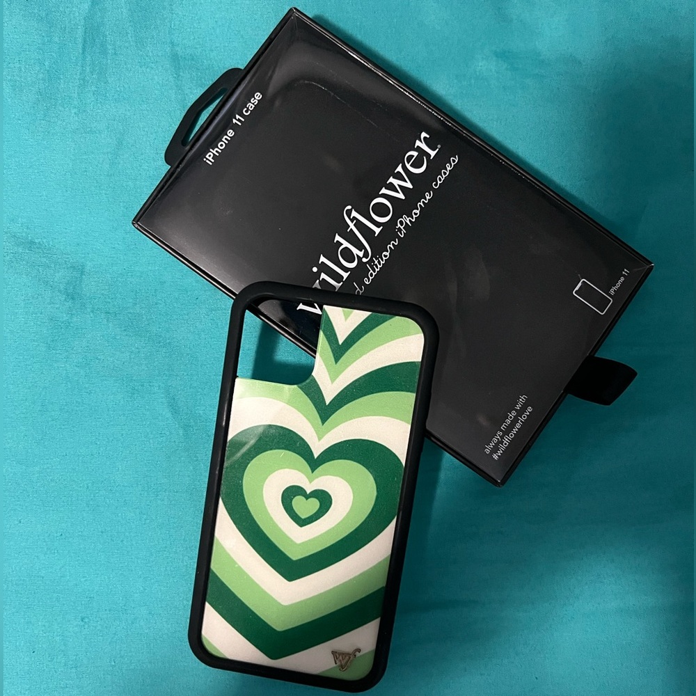 Wildflower Latte Love iPhone 11 Case | Matcha